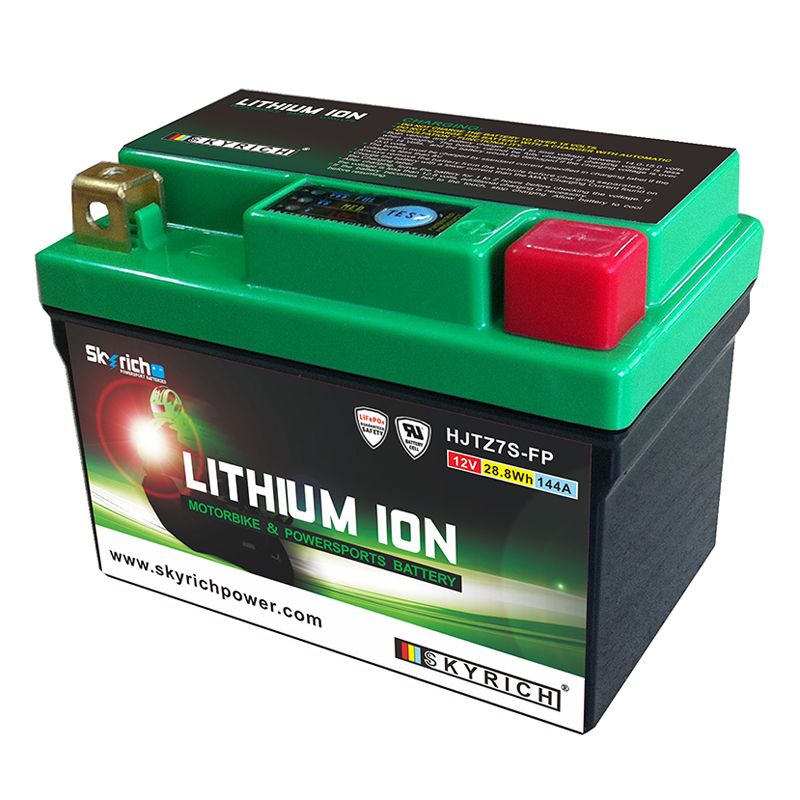batterie moto lithium ion skyrich lithium ion ytz7s bs ytx7l bs hjtz7s fp