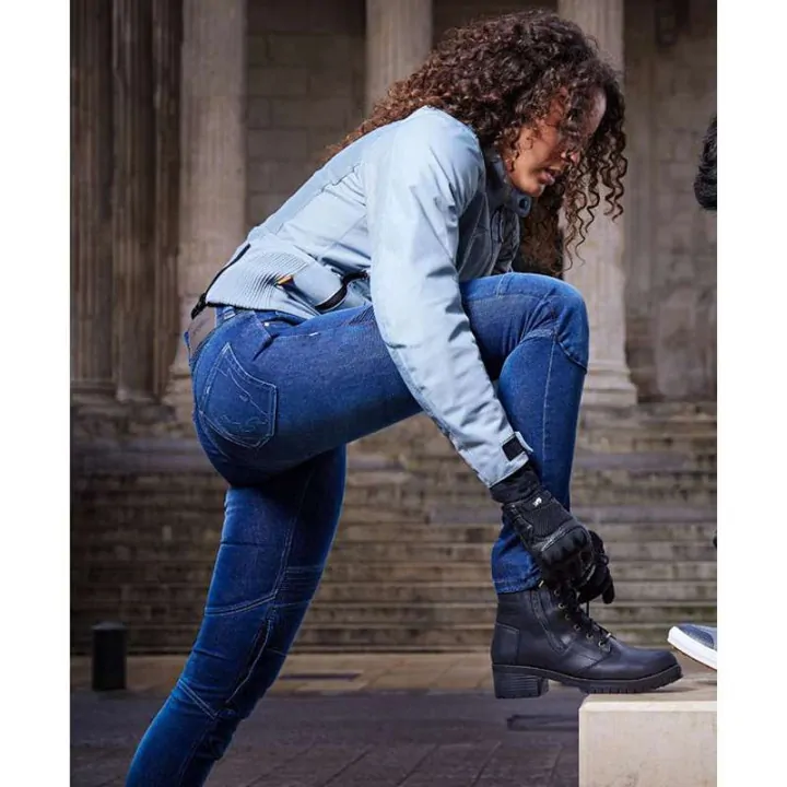 193395 5 large default Jean moto femme Furygan LADY PURDEY EVO SLIM Bleu p193395