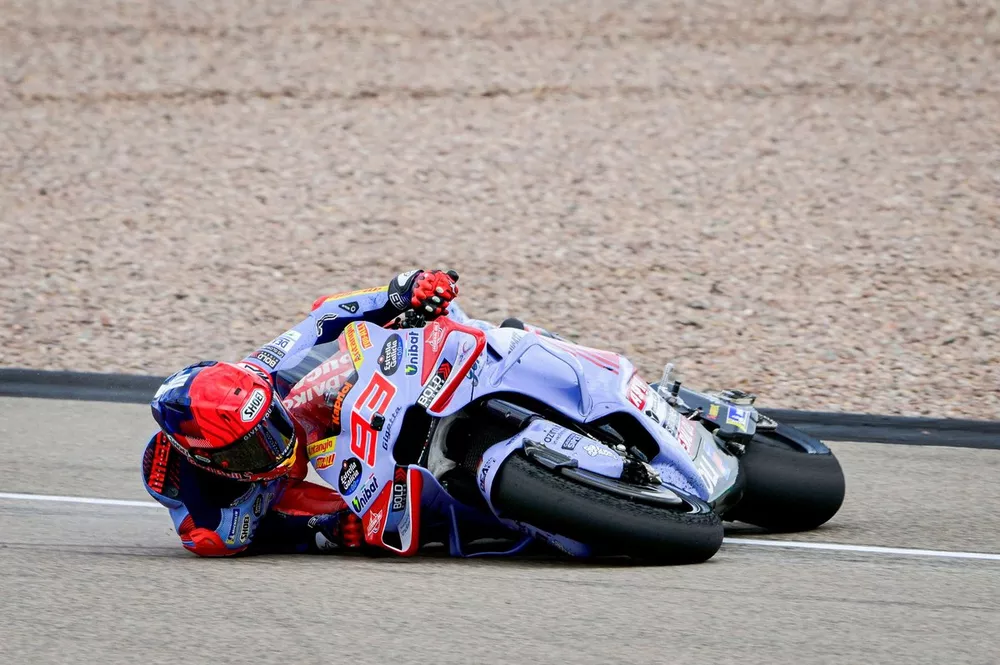 chute de marc marquez gresini