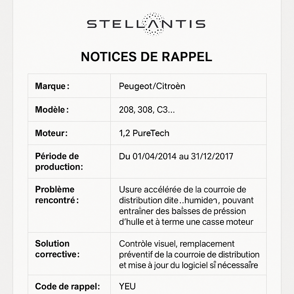 moteur 1.2 puretech stellantis