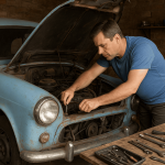 Comment se lancer dans la restauration de voitures anciennes? 8 restauration phare jaune