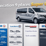 Location 9 places chez Super U : tarifs et comparatif des meilleures offres 8 location minibus 9 places super U