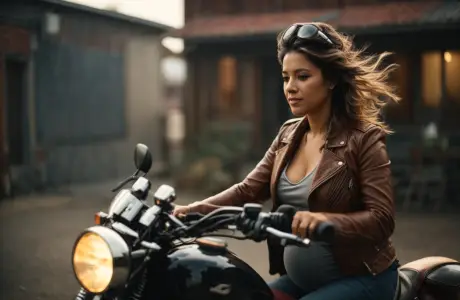 Peut-on faire de la moto lorsqu&rsquo;on est enceinte?