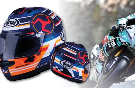 Le casque « Isle of Man TT » 2024 d&rsquo;Arai est disponible