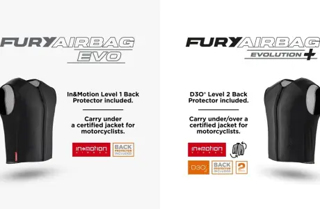 Airbag Furygan Evo et évolution plus