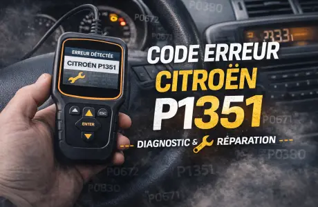 citroen code erreur p1351 solutions