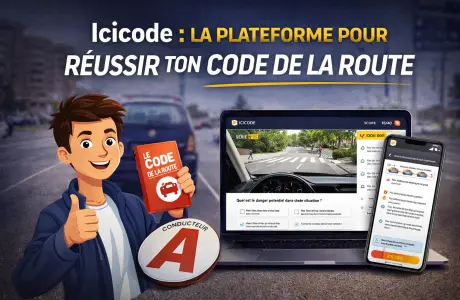 Icicode : la plateforme pour réussir ton code de la route