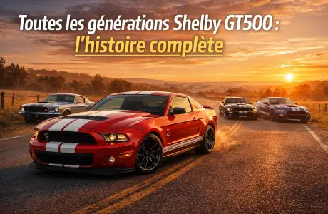 Mustang Shelby GT500 son histoire