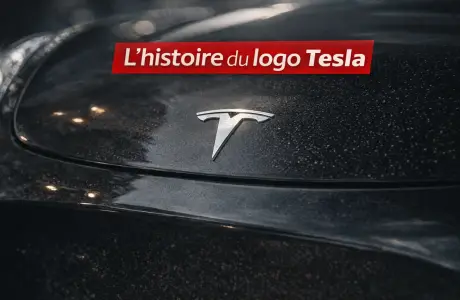 histoire du logo Tesla voiture électrique