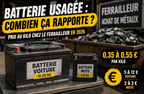 Prix batterie au kilo