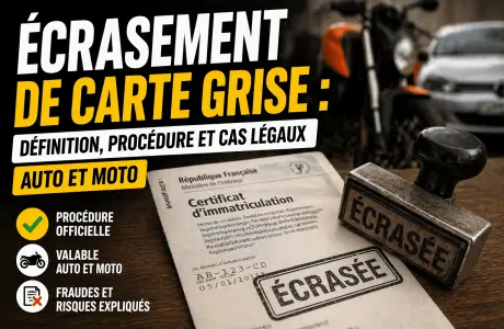 écrasement carte grise